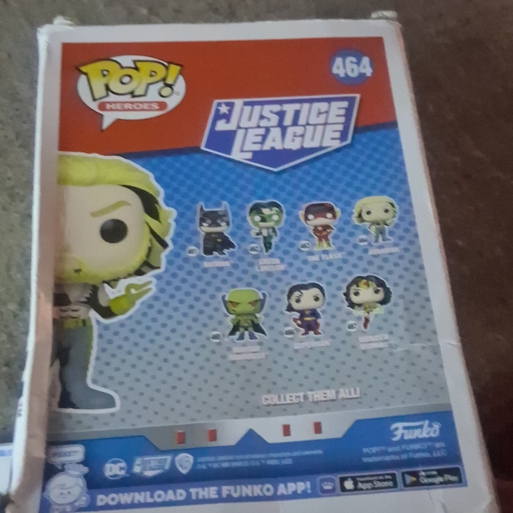 Funko Pop! Heroes Aquaman #464 Target Exclusive - Justice League (Damaged Box) - Picture 6 of 9